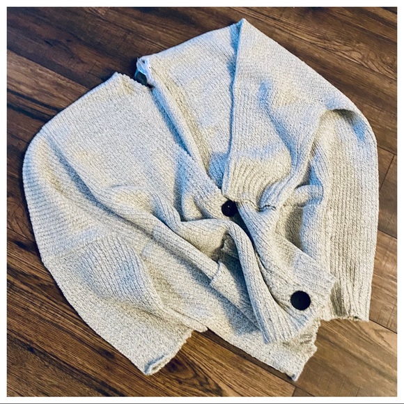 Loose fit chic side pockets sweater knit cardigan - Picture 2 of 5